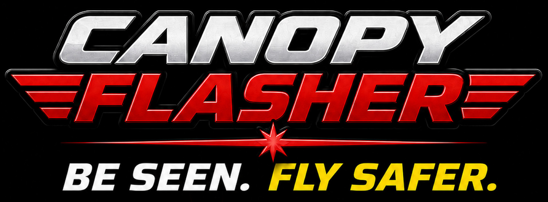 Glider canopy flasher